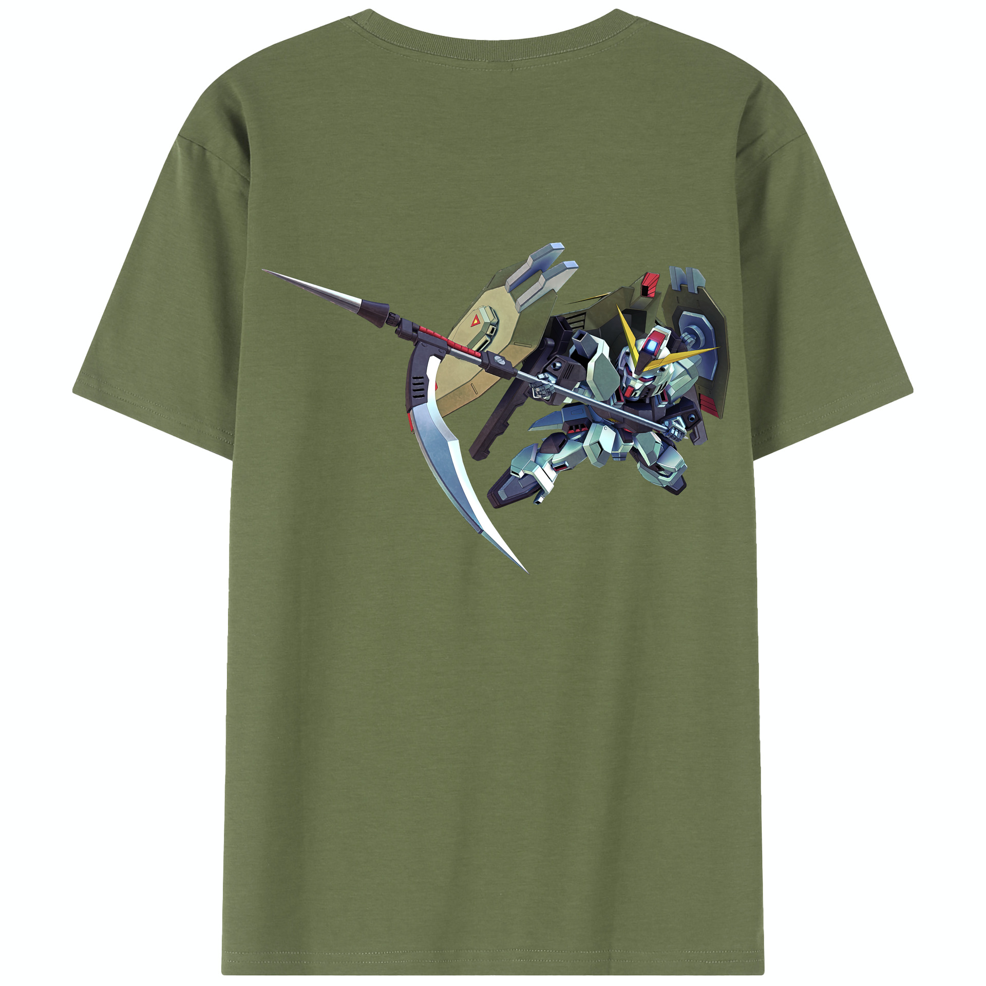 （画像用） 機動戦士ガンダム Mobile Suit Gundam 綿100％半袖Tシャツ（背面プリント）